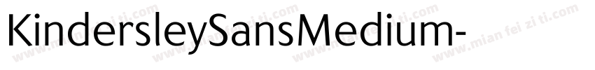 KindersleySansMedium字体转换