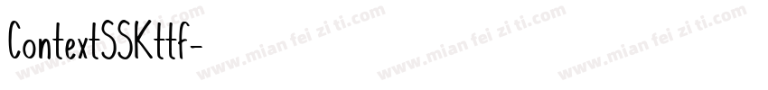 ContextSSKttf字体转换