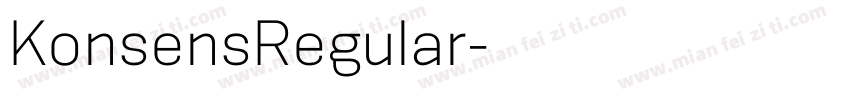 KonsensRegular字体转换
