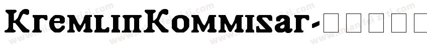 KremlinKommisar字体转换