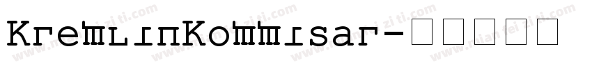 KremlinKommisar字体转换