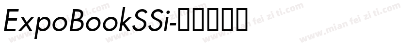 ExpoBookSSi字体转换