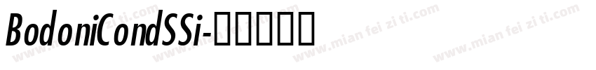 BodoniCondSSi字体转换