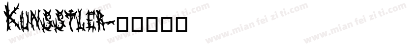 Kunsstler字体转换