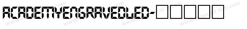 academyengravedled字体转换