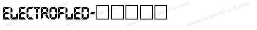 electrofled字体转换