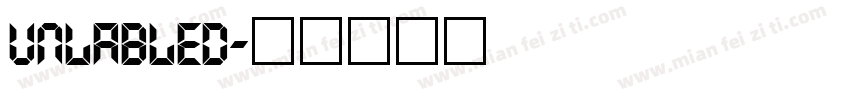 unlabled字体转换