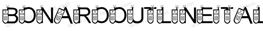 BonaroOutlineItalicDemoOutlineItalic-X3G6P字体转换