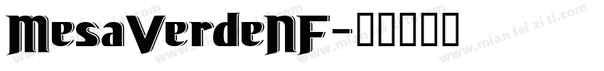 MesaVerdeNF字体转换