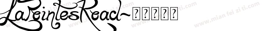 LaPointesRoad字体转换