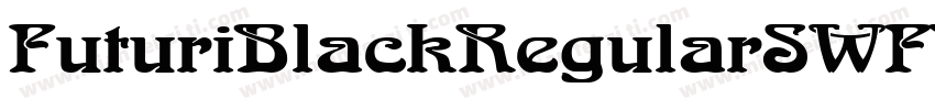 FuturiBlackRegularSWFTE字体转换