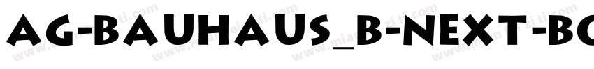 AG-Bauhaus_B-NExt-Bo字体转换