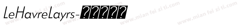 LeHavreLayrs字体转换