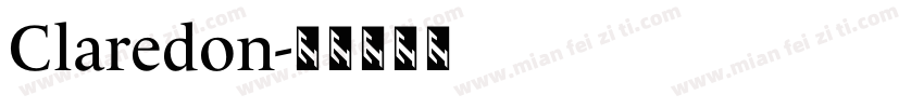 Claredon字体转换
