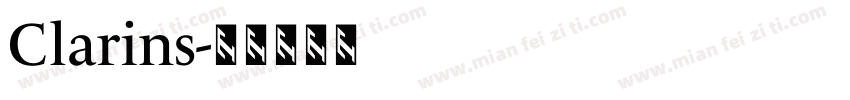 Clarins字体转换