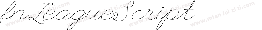 fnLeagueScript字体转换