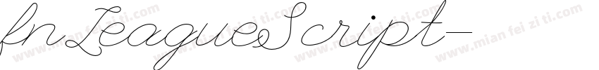 fnLeagueScript字体转换