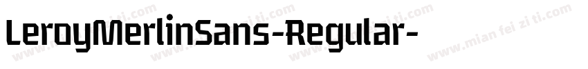 LeroyMerlinSans-Regular字体转换