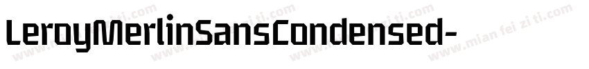 LeroyMerlinSansCondensed字体转换