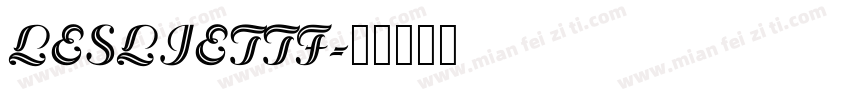 LESLIETTF字体转换