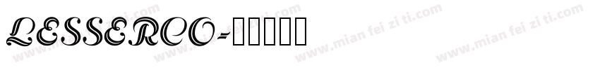 LESSERCO字体转换