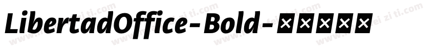 LibertadOffice-Bold字体转换