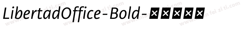 LibertadOffice-Bold字体转换