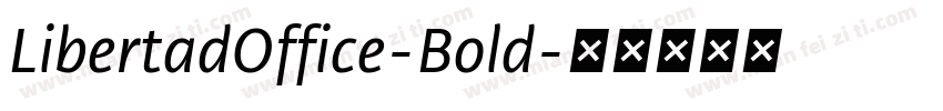 LibertadOffice-Bold字体转换