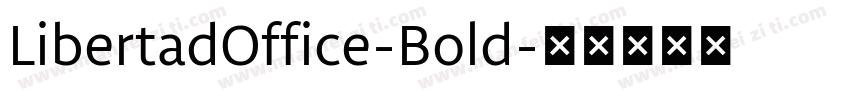 LibertadOffice-Bold字体转换