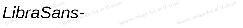 LibraSans字体转换