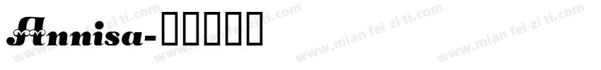 Annisa字体转换