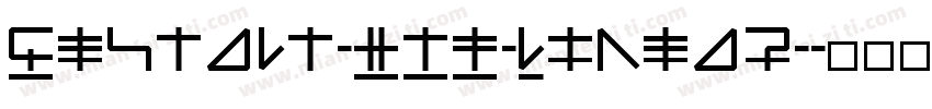 Gestalt-HTF-Linear-字体转换