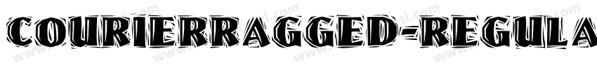 CourierRagged-Regula字体转换