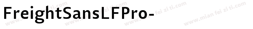 FreightSansLFPro字体转换
