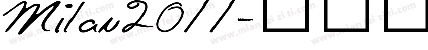 Milan2011字体转换