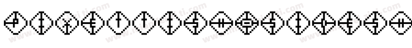 Pixettish-sideshadow字体转换