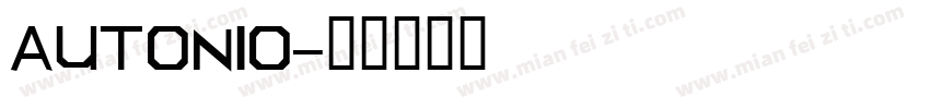 autonio字体转换