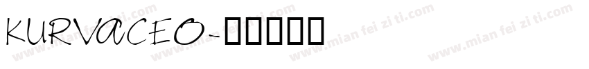 KURVACEO字体转换