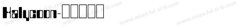 Halycoon字体转换