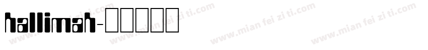 hallimah字体转换