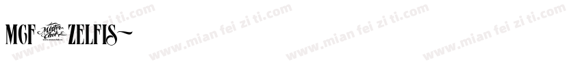 mcf_zelfis字体转换