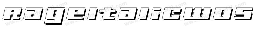RageItalicW05-Regula字体转换
