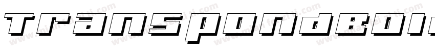 TranspondBoldItalicW字体转换