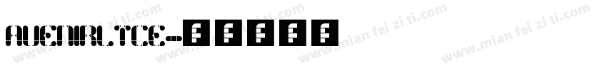 AVENIRLTCE字体转换