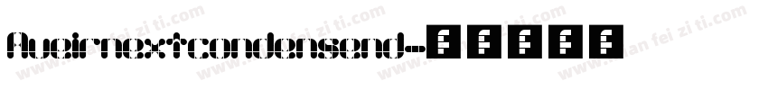 Aveirnextcondensend字体转换