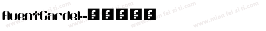 AventGardeI字体转换