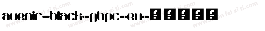 avenir-black-gbpc-eu字体转换