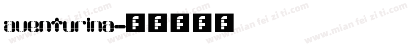 aventurina字体转换