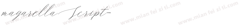 magarellaScript字体转换