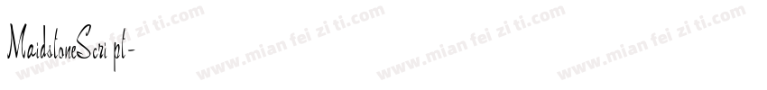 MaidstoneScript字体转换